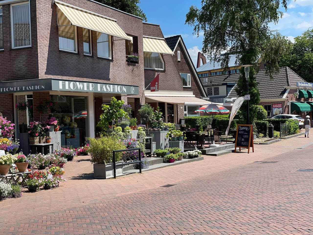 Bloemenwinkel en lokale ondernemers