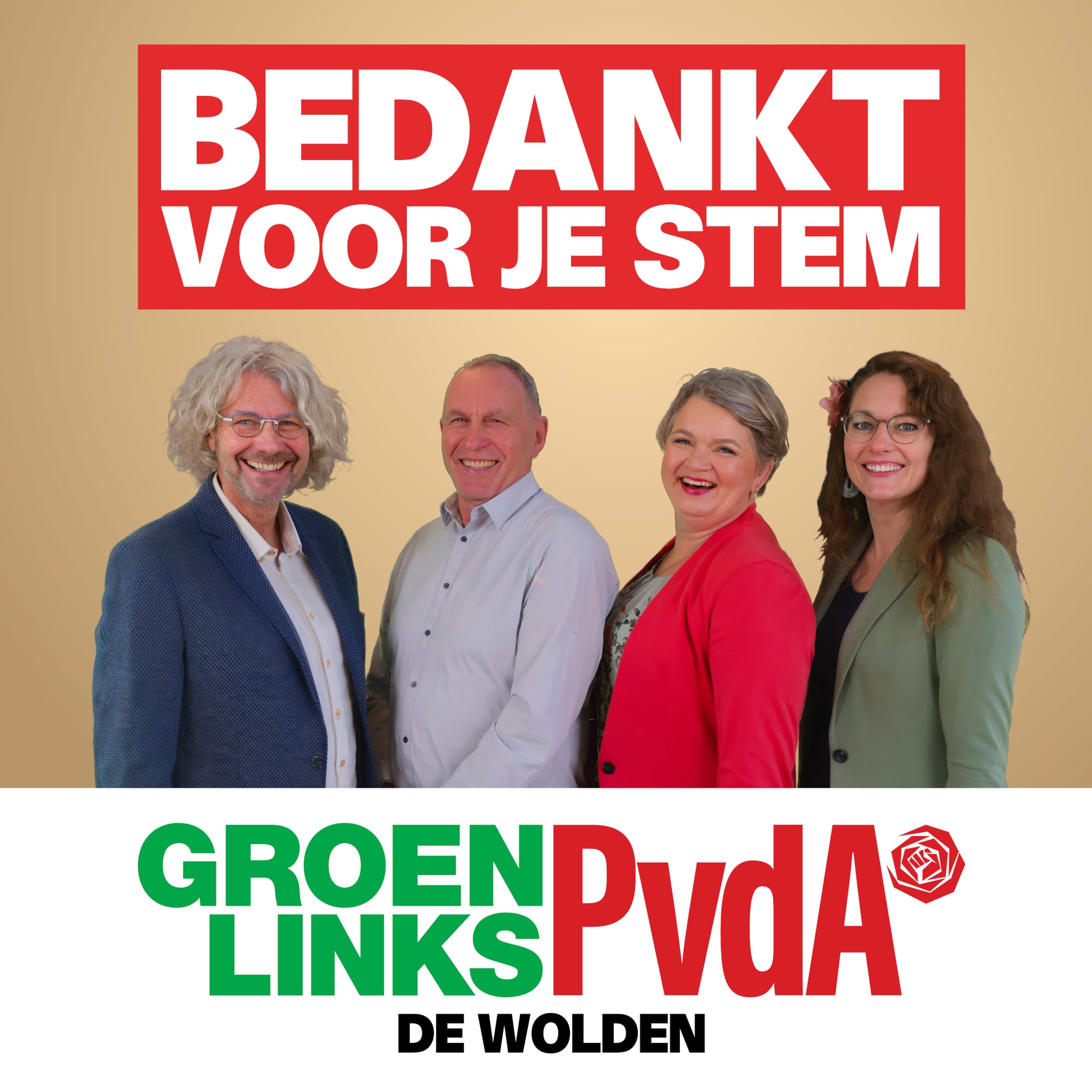 Bedankt voor je stem!