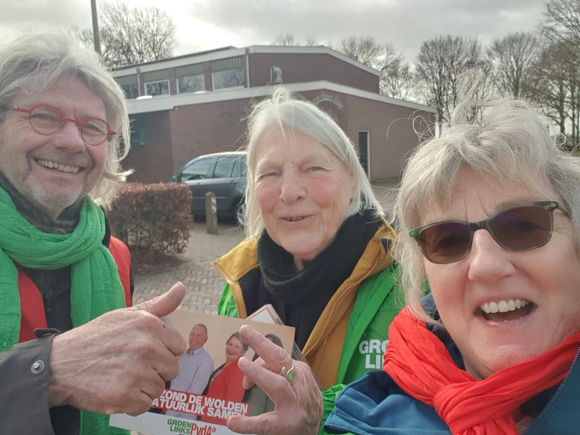 Flyeren en huis-aan-huis: we waren op pad in Alteveer, Kerkenveld en Linde