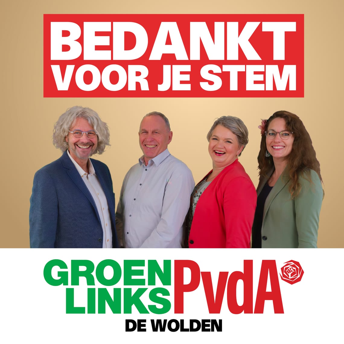 Bedankt voor je stem!